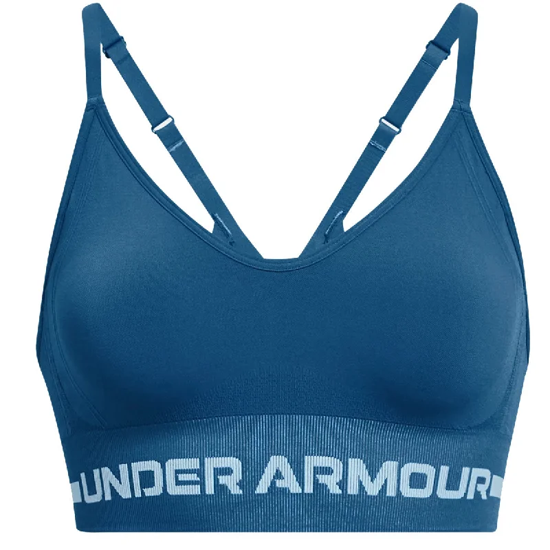 Under Armour Seamless Low Long Sports Bra - Womens - Varsity Blue/Blizzard Elegant Cotton Bra Under Armour Seamless Low Long Sports Bra - Womens - Varsity Blue/Blizzard Elegant Cotton Bra