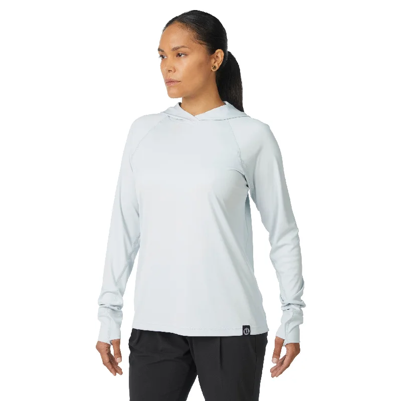 Women's Adelphi UV Hooded L/S Hoodie with Gradient Ombre Colorful