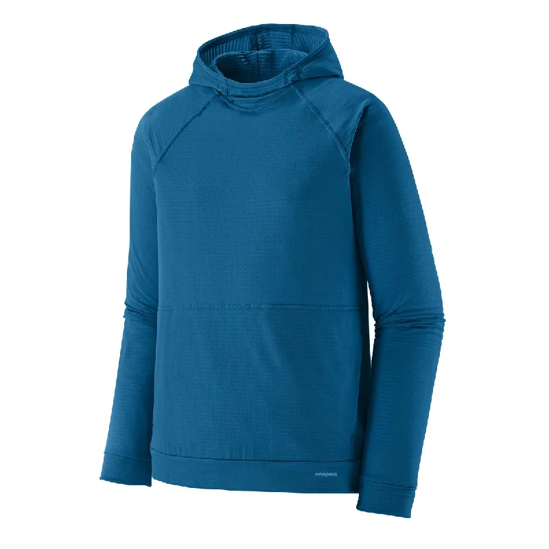 Capilene® Thermal Hoody Hoodie with Hem Fringe Bohemian Relaxed