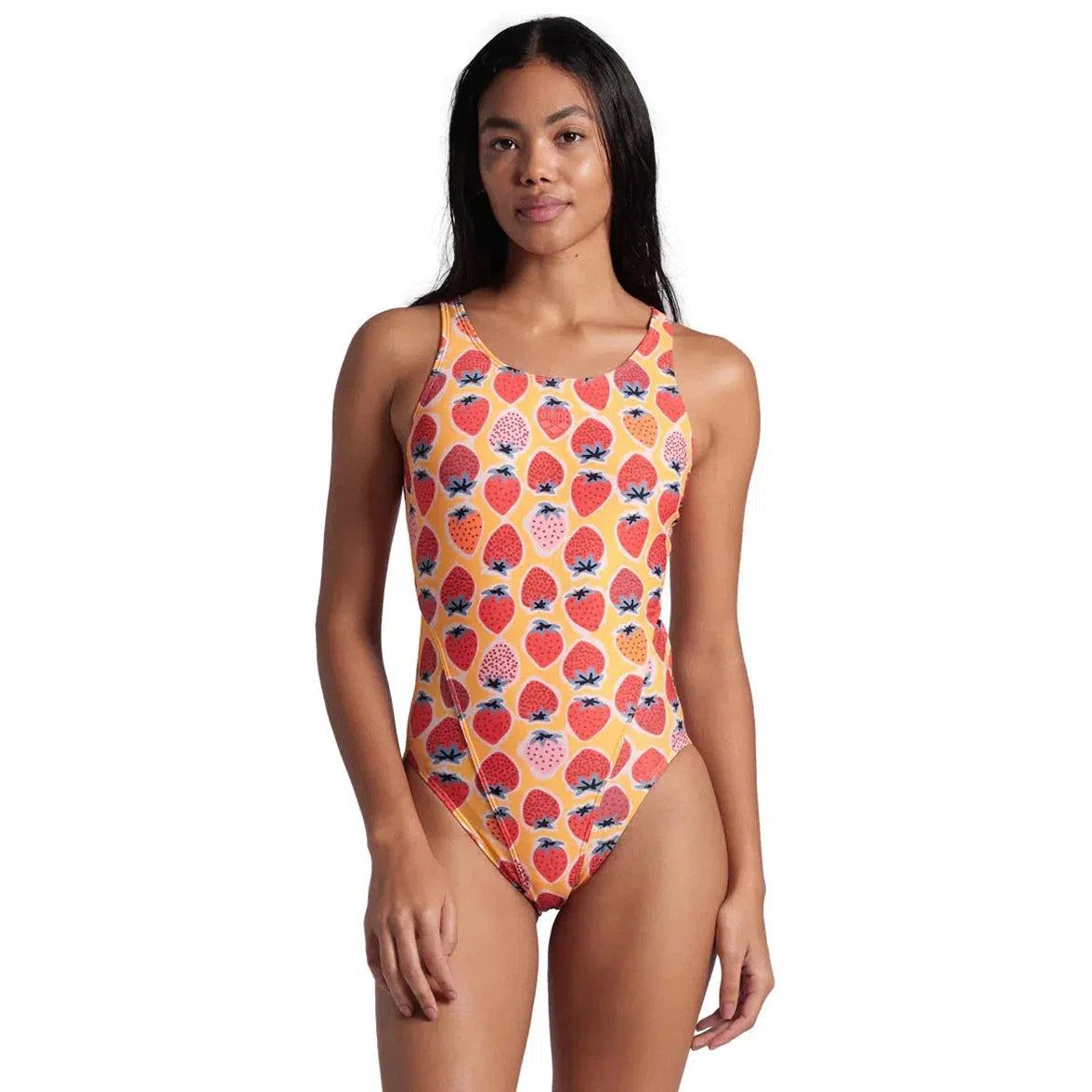 Arena Womens Strawberry Swimsuit - Tech Back Stylish Cover-Up Set