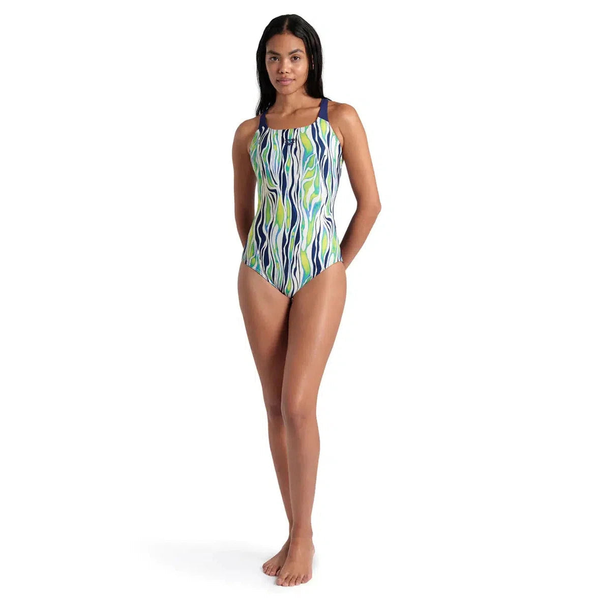 Arena Zebra Stripes Womens Swimsuit - Pro Back Color-Block Bikini