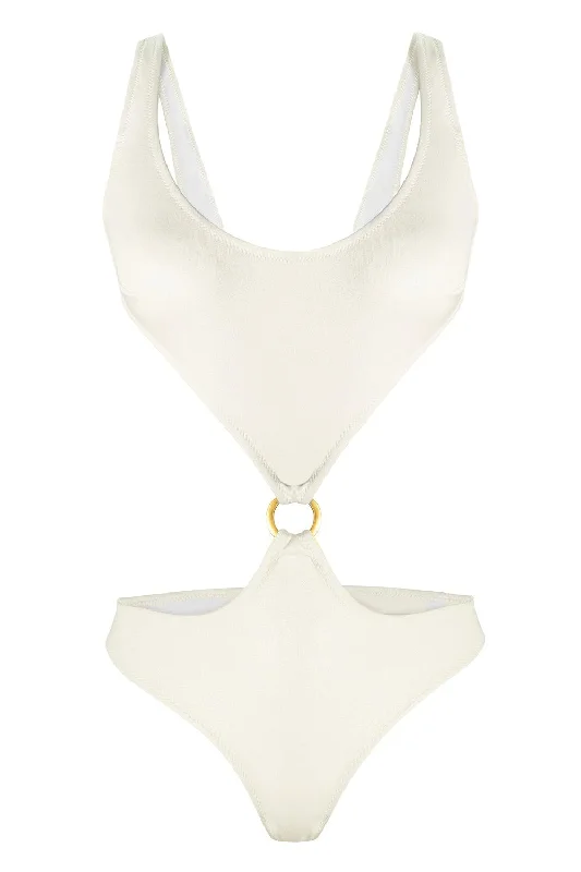 Titaniya Gold Ivory tank swimsuit Two-Piece Beachwear