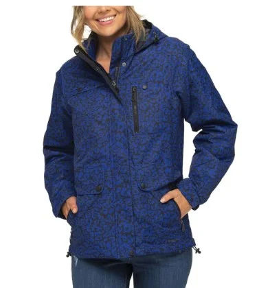 Arctix Women's Daybreak Insulated Jacket, Leopard Royal Blue Knit Jacket Woven Jacket Fleece Jacket