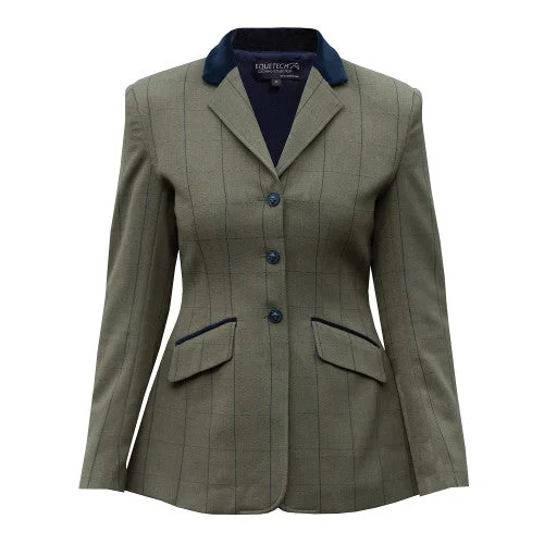 Bellingham Deluxe Stretch Tweed Riding Jacket Welt Pockets Slit Pockets Flap Pockets