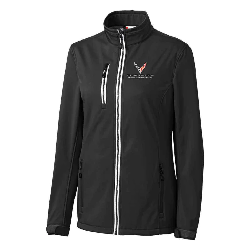 C8 Corvette Ladies' Telemark Black Jacket Elasticated Jacket Padded Jacket Insulated Jacket