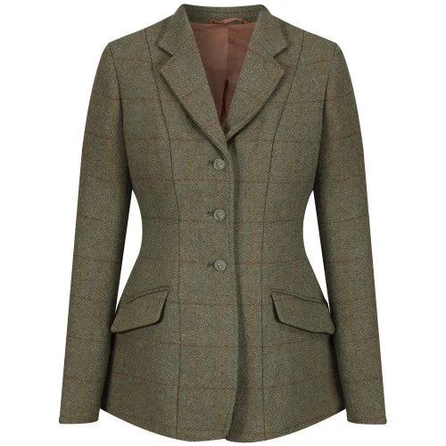 Equetech Claydon Tweed Riding Jacket Trench Coat Raincoat Waterproof Jacket