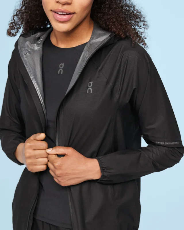 On Running Women's Ultra Jacket | Black Wool Jacket Cashmere Jacket Tweed Jacket