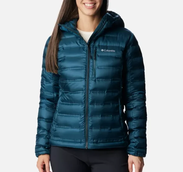 Columbia Women's Delta Ridge Down Hooded Jacket (3 Colors) Welt Pockets Slit Pockets Flap Pockets