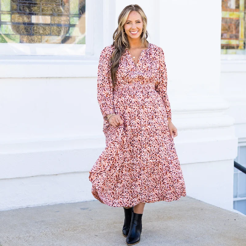 Dream Avenue Dress, Orange