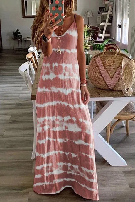 Florcoo V Neck Spaghetti Strap Casual Maxi Dress(3 colors) Elegant Maxi Dress with Pockets Florcoo V Neck Spaghetti Strap Casual Maxi Dress(3 colors) Elegant Maxi Dress with Pockets