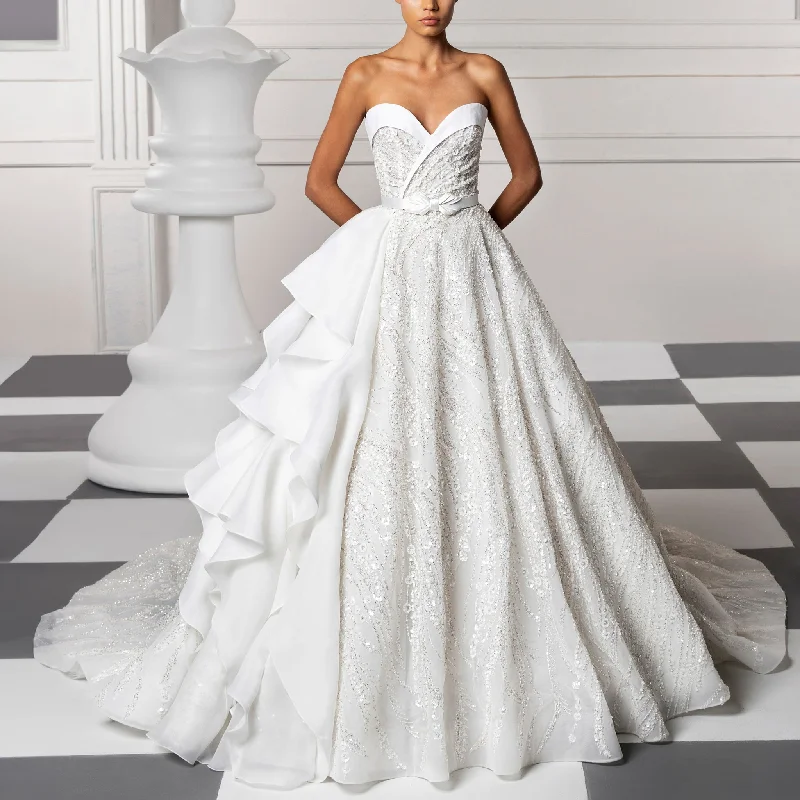 Fully Embellished Sweetheart Ballgown