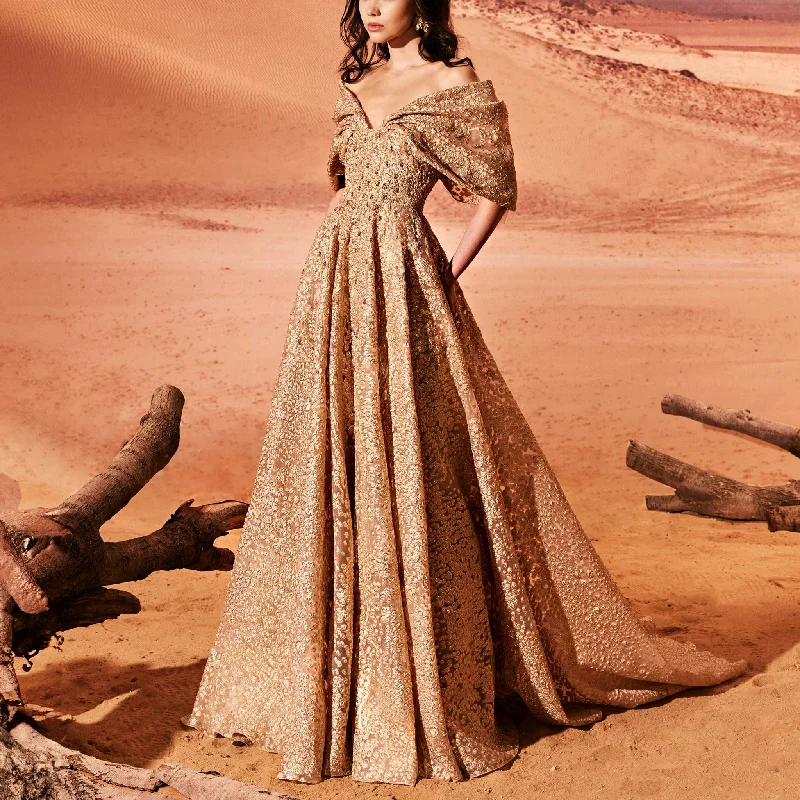 Organza Jacquard Dress