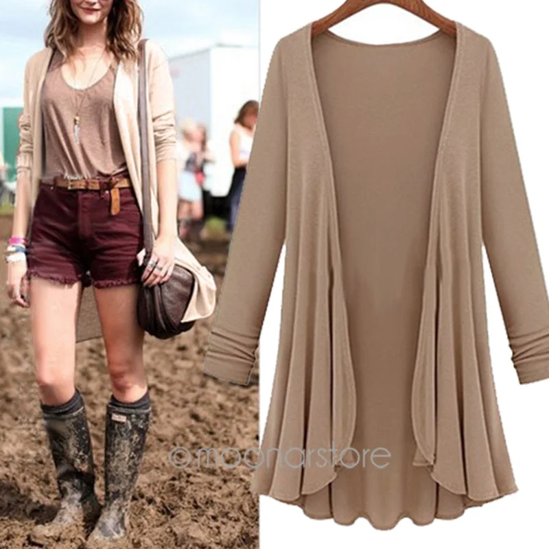 Female Spring/Autum Cardigan Women Poncho Crochet Knit Tops Autumn Winter Thin Blouse Long Sleeve Sweater Women Cardigans Jacket Trench Coat Raincoat Waterproof Jacket Female Spring/Autum Cardigan Women Poncho Crochet Knit Tops Autumn Winter Thin Blouse Long Sleeve Sweater Women Cardigans Jacket Trench Coat Raincoat Waterproof Jacket