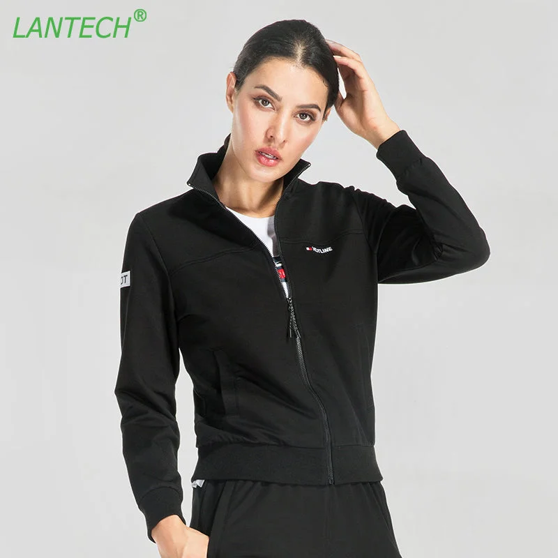 LANTECH Women Jacket Sports Yoga Sportswear Running Fitness Exercise Gym Jacket Clothes Zipper Quick Dry Long Sleeve Tops Rayon Fabric Velvet Fabric Corduroy Fabric LANTECH Women Jacket Sports Yoga Sportswear Running Fitness Exercise Gym Jacket Clothes Zipper Quick Dry Long Sleeve Tops Rayon Fabric Velvet Fabric Corduroy Fabric