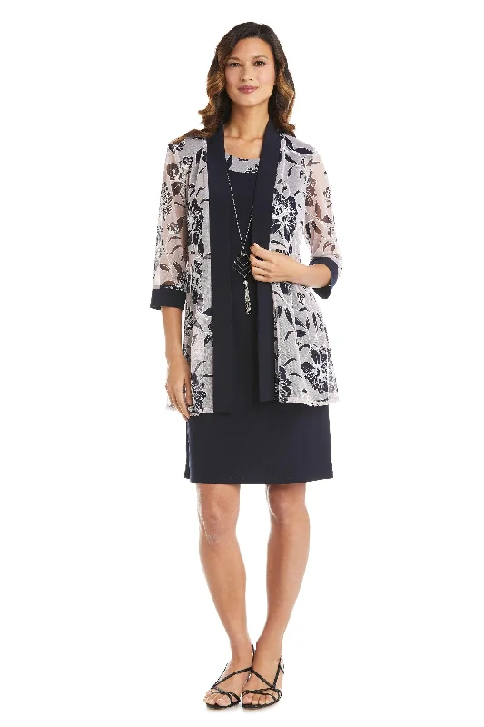 R&M Richards 7843 Short Piece Printed Jacket Dress V-Neck Jacket Boat Neck Jacket Square Neck Jacket R&M Richards 7843 Short Piece Printed Jacket Dress V-Neck Jacket Boat Neck Jacket Square Neck Jacket