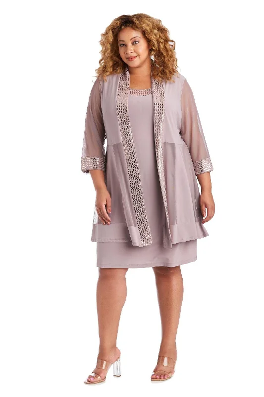 R&M Richards 5327W Short Plus Size Jacket Dress Denim Jacket Leather Jacket Suede Jacket R&M Richards 5327W Short Plus Size Jacket Dress Denim Jacket Leather Jacket Suede Jacket