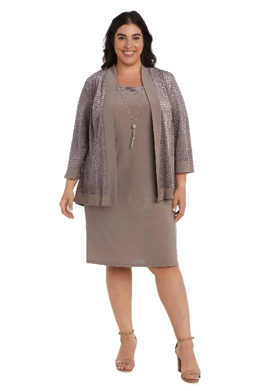 R&M Richards 7597W Short Plus Size Jacket Dress Denim Jacket Leather Jacket Suede Jacket R&M Richards 7597W Short Plus Size Jacket Dress Denim Jacket Leather Jacket Suede Jacket