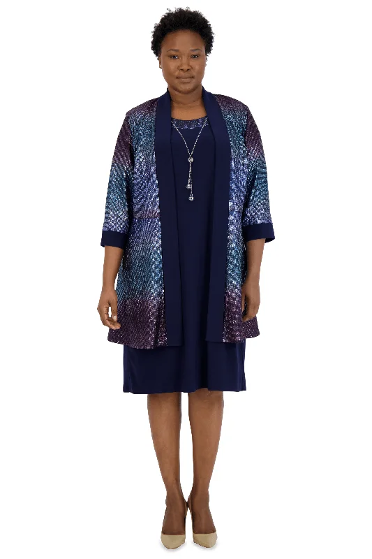 R&M Richards 9068W Short Plus Size Jacket Dress Elasticated Jacket Padded Jacket Insulated Jacket R&M Richards 9068W Short Plus Size Jacket Dress Elasticated Jacket Padded Jacket Insulated Jacket