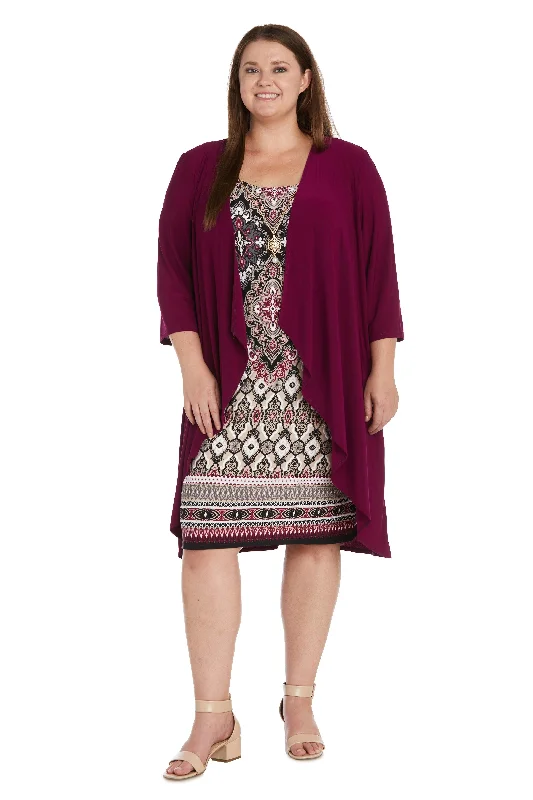 R&M Richards 9667W Short Plus Size Jacket Dress Print Jacket Jacquard Jacket Patchwork Jacket R&M Richards 9667W Short Plus Size Jacket Dress Print Jacket Jacquard Jacket Patchwork Jacket