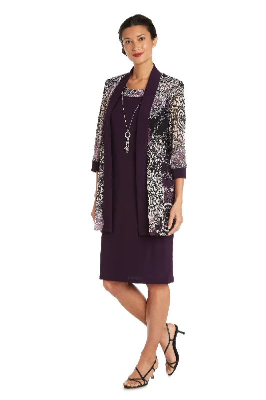 R&M Richards 7883 Short Print Jacket Cocktail Dress Toggled Jacket Drawstring Jacket Belted Jacket R&M Richards 7883 Short Print Jacket Cocktail Dress Toggled Jacket Drawstring Jacket Belted Jacket