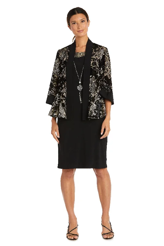 R&M Richards 7688 Short Two Piece Jacket Dress Nylon Jacket Polyester Jacket Spandex Jacket R&M Richards 7688 Short Two Piece Jacket Dress Nylon Jacket Polyester Jacket Spandex Jacket