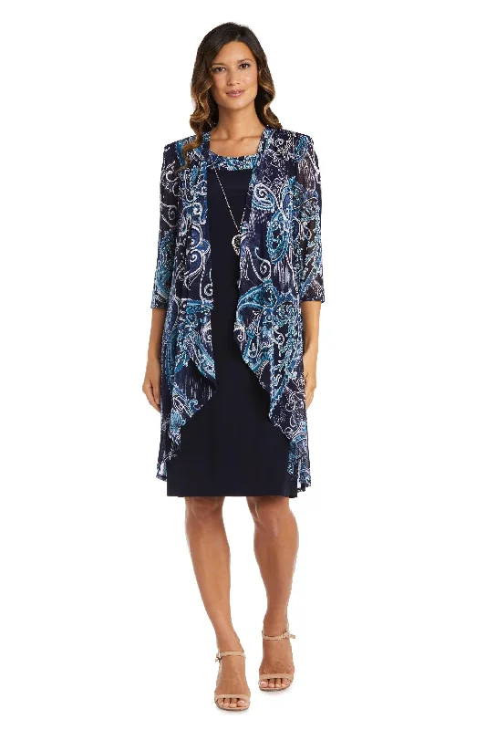 R&M Richards 9187 Short Two Piece Jacket Dress Toggled Jacket Drawstring Jacket Belted Jacket R&M Richards 9187 Short Two Piece Jacket Dress Toggled Jacket Drawstring Jacket Belted Jacket