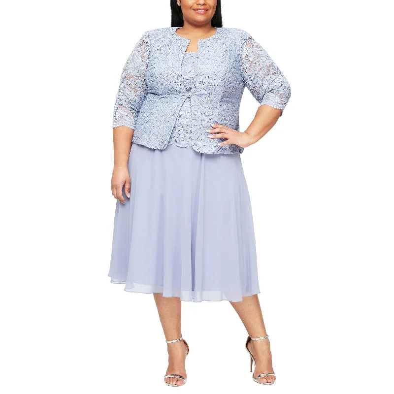 Alex Evenings AE84122445 Short Plus Size Jacket Dress Welt Pockets Slit Pockets Flap Pockets Alex Evenings AE84122445 Short Plus Size Jacket Dress Welt Pockets Slit Pockets Flap Pockets