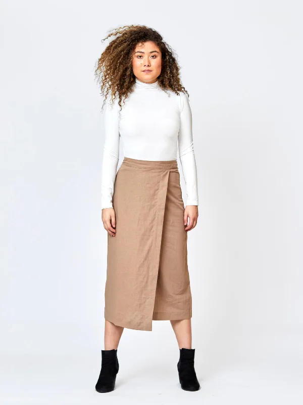 COFI SKIRT velvet skirt glossy